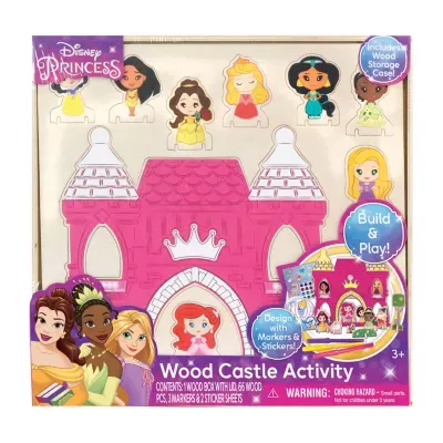 Disney Princess: Wood Castle Activity - Building & Decorating Set