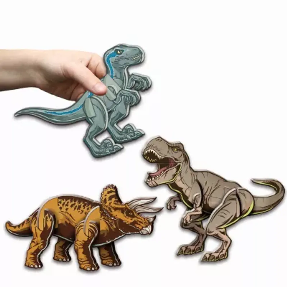 Jurassic World Dominion: Wood Dinosaur Activity - Building & Decorating Set 