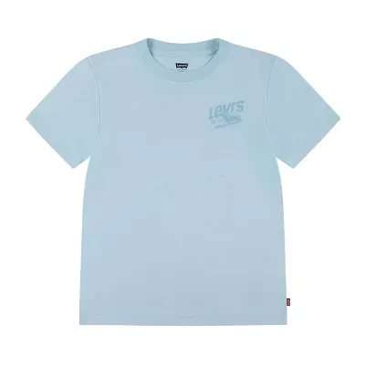 Levi's Big Boys Crew Neck Short Sleeve Graphic T-Shirt