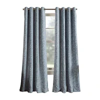 Martha Stewart Acadia Blackout Grommet Top Single Curtain Panel