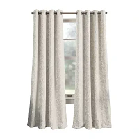 Martha Stewart Acadia Blackout Grommet Top Single Curtain Panel