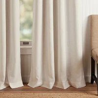 Martha Stewart Westchester Solid Blackout Grommet Top Single Curtain Panel