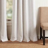 Martha Stewart Westchester Solid Blackout Grommet Top Single Curtain Panel