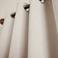 Martha Stewart Westchester Solid Blackout Grommet Top Single Curtain Panel