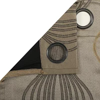 Stratford Park Kath Grommet Top Light-Filtering Set of 2 Curtain Panel