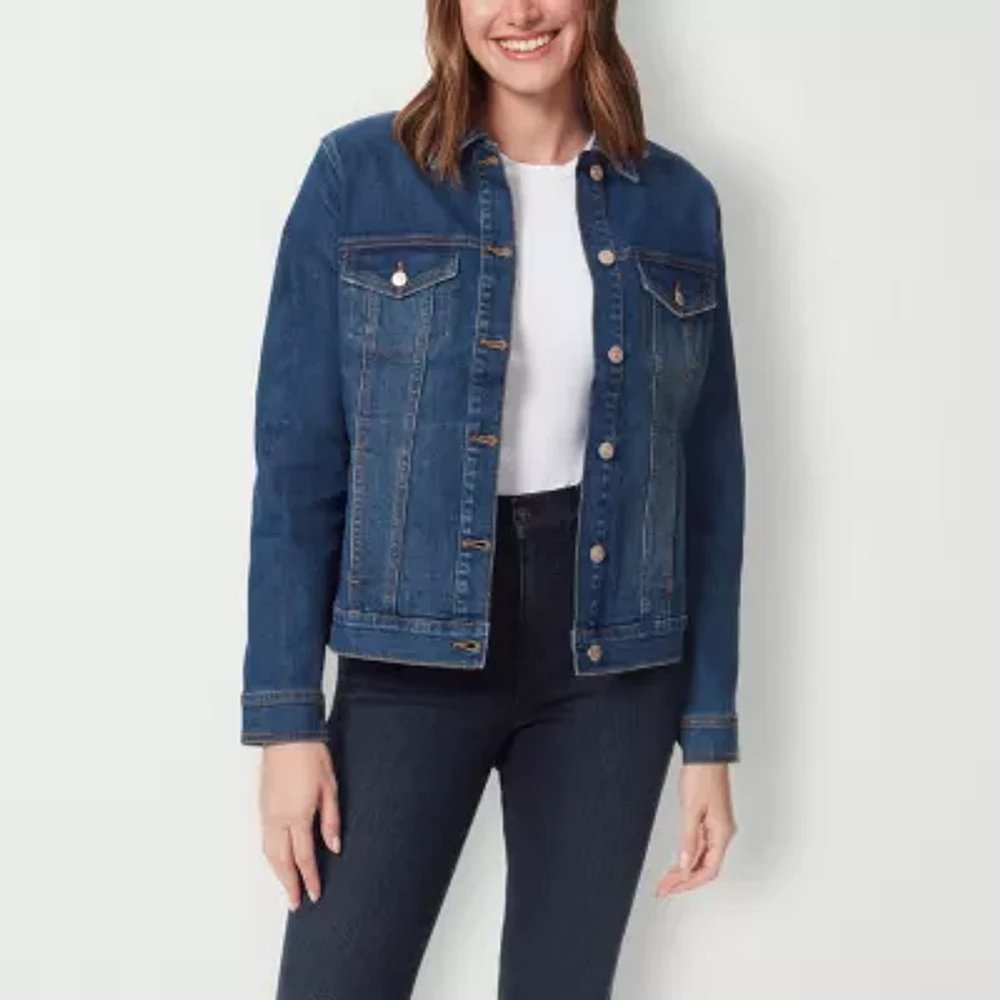 Gloria Vanderbilt® Amanda Womens Denim Jacket