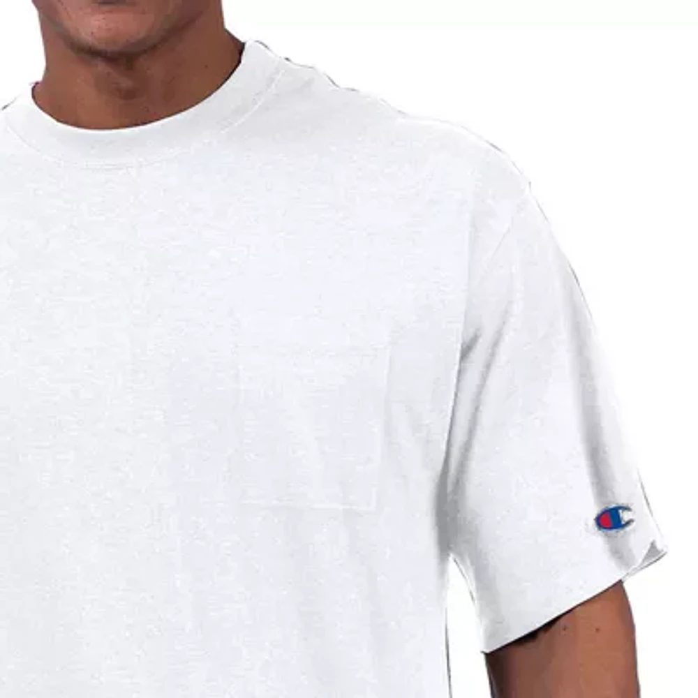 Champion Big and Tall Mens Crew Neck Short Sleeve Pocket T-Shirt