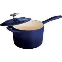 Tramontina® Gourmet 2½-qt. Enameled Cast Iron Covered Saucepan