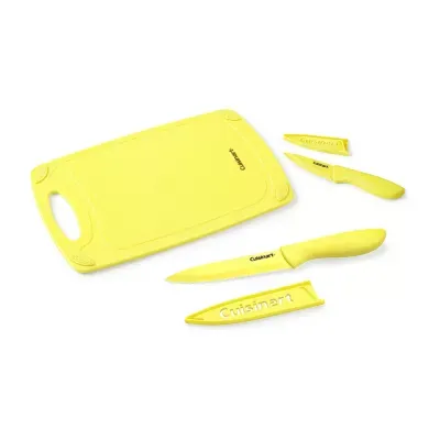 Cuisinart Yellow 5-pc. Cutting Board and Knife Set