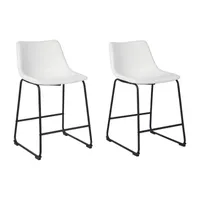 Signature Design by Ashley® Collins 2-pc. Counter Height Upholstered Bar Stool