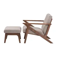 Bianca Living Room Collection Tufted Chair & Ottoman Set