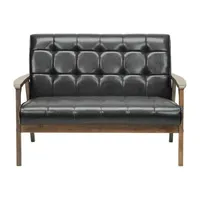 Masterpieces Living Room Collection Track-Arm Upholstered Loveseat