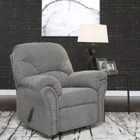 Signature Design by Ashley® Aldin Living Room Collection Pad-Arm Recliner