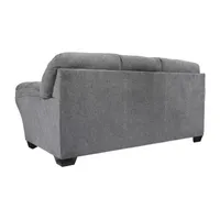 Signature Design by Ashley® Aldin Pad-Arm Sofa in Pewter Gray