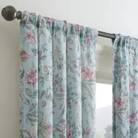 Waverly Porch Pavillion Sheer Rod Pocket Back Tab Single Curtain Panel