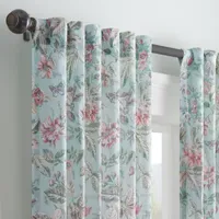 Waverly Porch Pavillion Sheer Rod Pocket Back Tab Single Curtain Panel