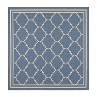 Safavieh Courtyard Collection Skin Geometric Indoor/Outdoor Square Area Rug