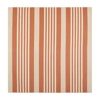 Safavieh Courtyard Collection Santos Stripe Indoor/Outdoor Square Area Rug
