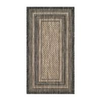 Safavieh Courtyard Collection Wanda Stripe Indoor/Outdoor Area Rug