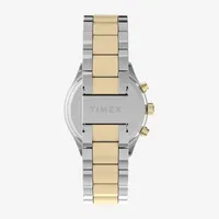 Timex Women's Standard Chronograph Two Tone Bracelet Watch Tw2v57700ji