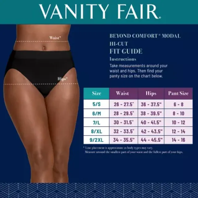 Vanity Fair® Modal Hi Cut Panty - 13250
