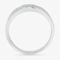 4.00mm Unisex Adult 1/3 CT. T.W. Mined White Diamond 10K White Gold Round Wedding Ring Sets