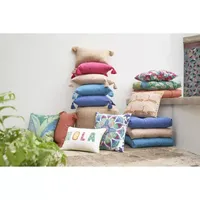 Distant Lands 18x18 Pomegranate Square Outdoor Pillow