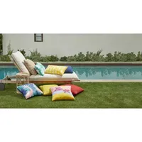 Outdoor Oasis 20x20 Textured Square Pillow