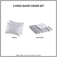 Intelligent Design Zoe Reversible Duvet Cover Set With Shams