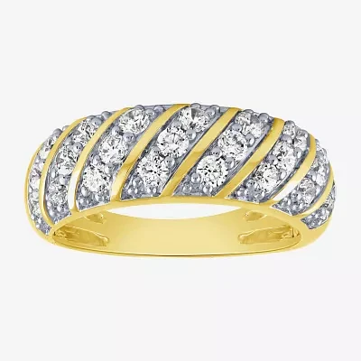 H-I / I1) CT. T.W. Lab Grown White Diamond 10K Gold Band