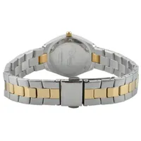 Disney Mickey Mouse Womens Two Tone Stainless Steel Bracelet Watch W001907