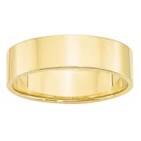 6MM 10K Gold Wedding Band