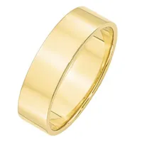 6MM 10K Gold Wedding Band