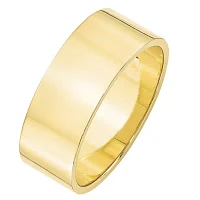 8MM 10K Gold Wedding Band