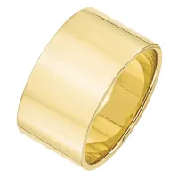 12MM 10K Gold Wedding Band