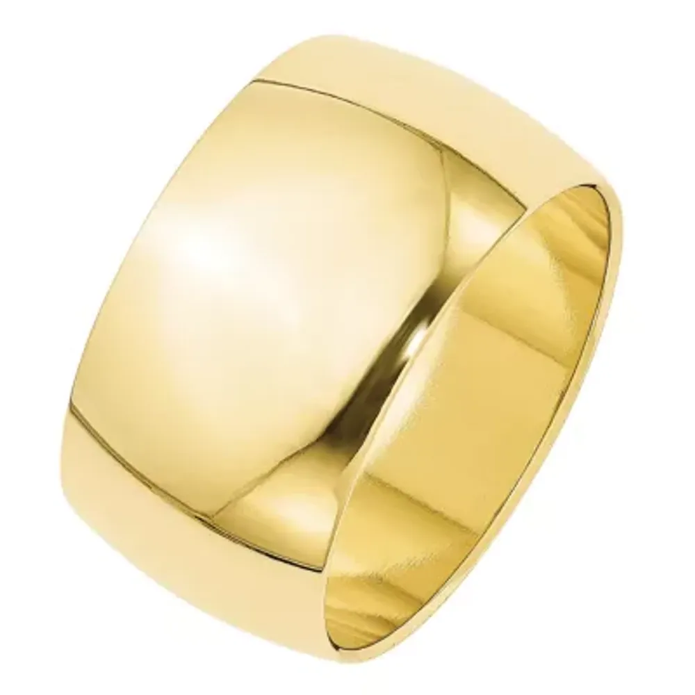 12MM 10K Gold Wedding Band