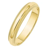 4MM 10K Gold Wedding Band