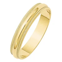 4MM 10K Gold Wedding Band