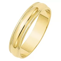 5MM 10K Gold Wedding Band