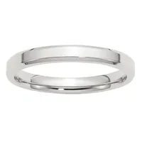 3MM Sterling Silver Wedding Band