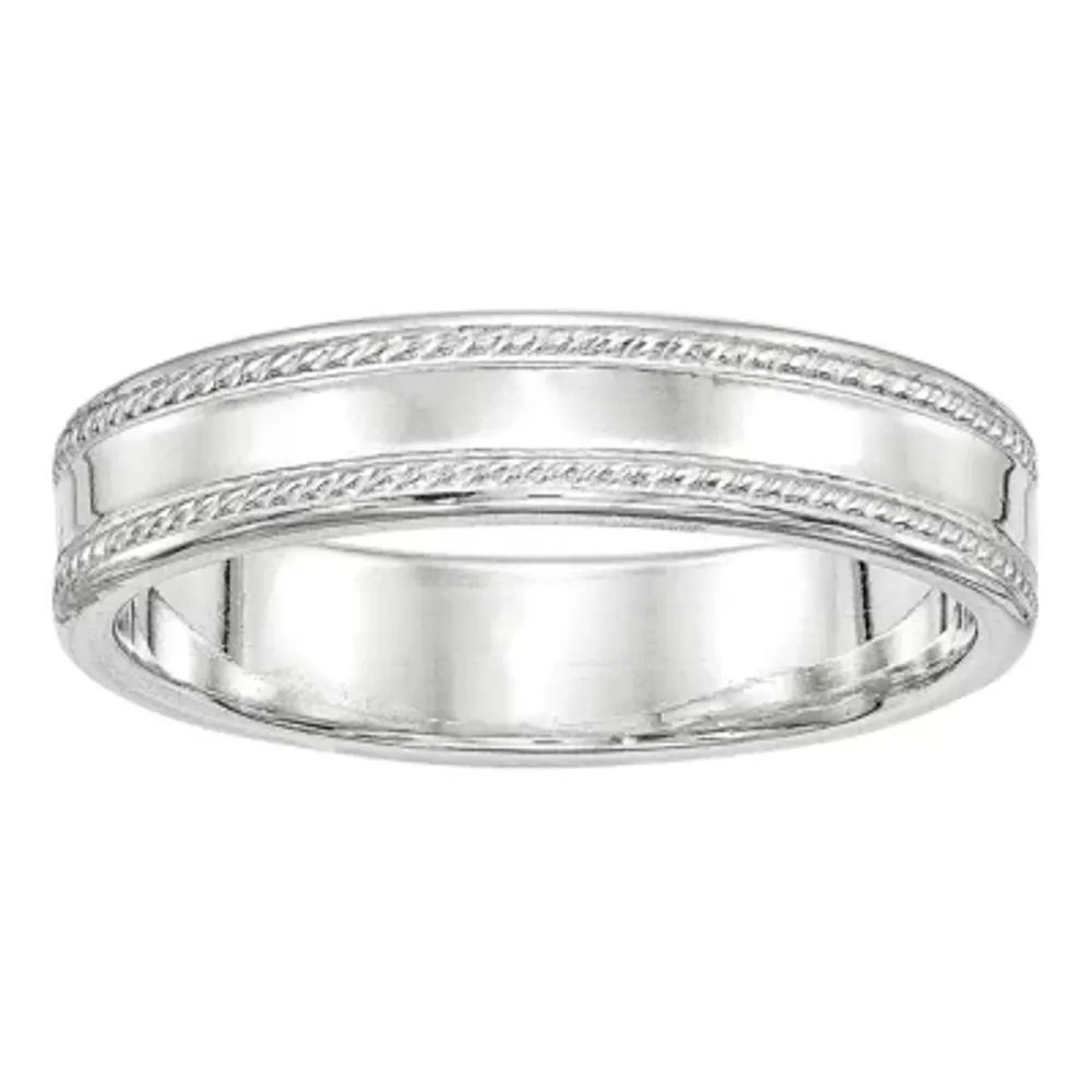 5MM Sterling Silver Wedding Band