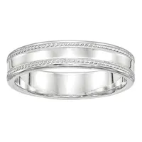 5MM Sterling Silver Wedding Band