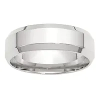 7MM Sterling Silver Wedding Band