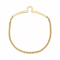 14 Kt. Gold Electroplate Tie Chain