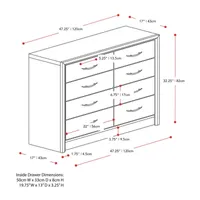 Newport Bedroom Collection 8-Drawer Dresser