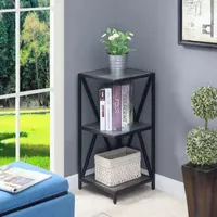 Tucson 3 Tier Corner Bookshelf