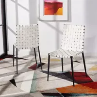 Rayne Basket Woven Dining Chair - Set of 2
