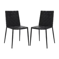 Rayne Basket Woven Dining Chair - Set of 2