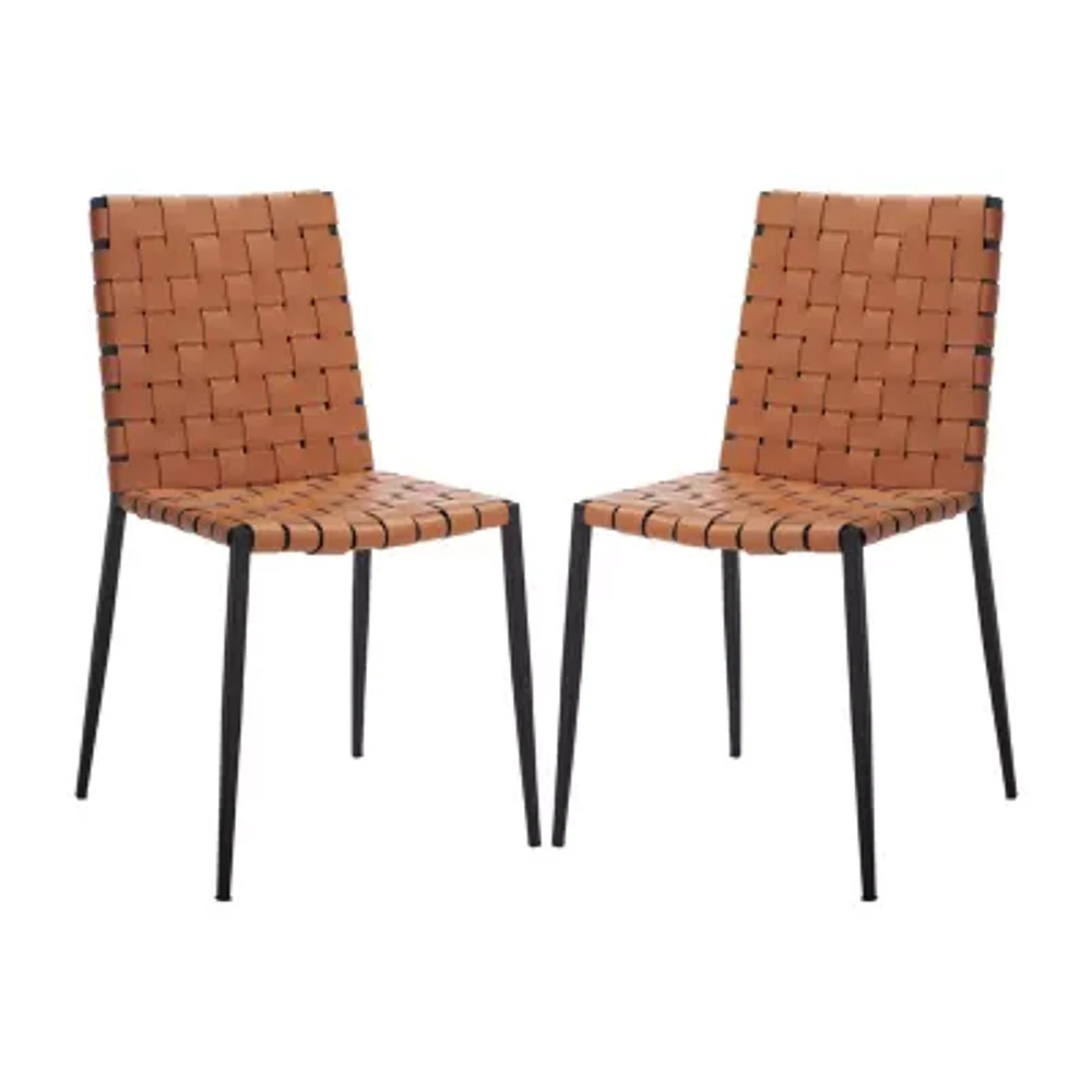 Rayne Basket Woven Dining Chair - Set of 2