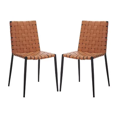 Rayne Basket Woven Dining Chair - Set of 2